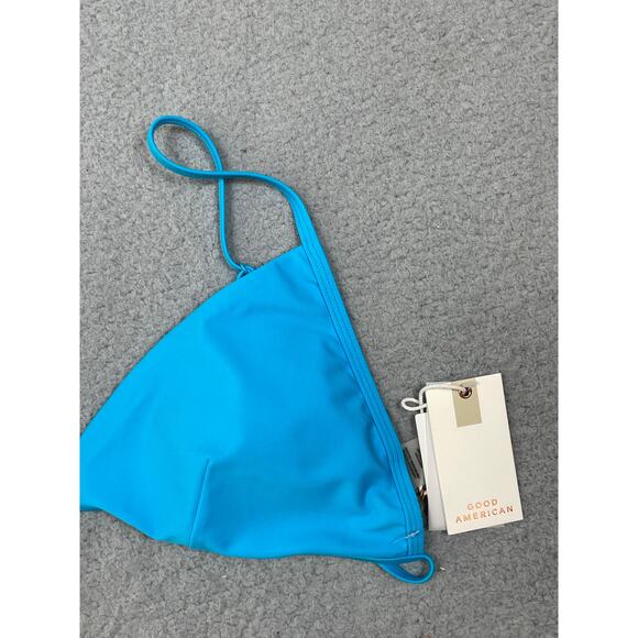 Good American Womens Size 4 / US XL Perfect Fit Bikini Top Atomic Blue NWT - Picture 5 of 10